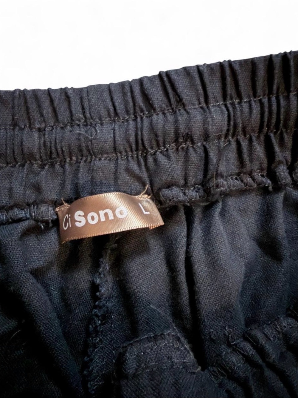 Ci Sono Size L Black Pull On Pants - Picture 3 of 5